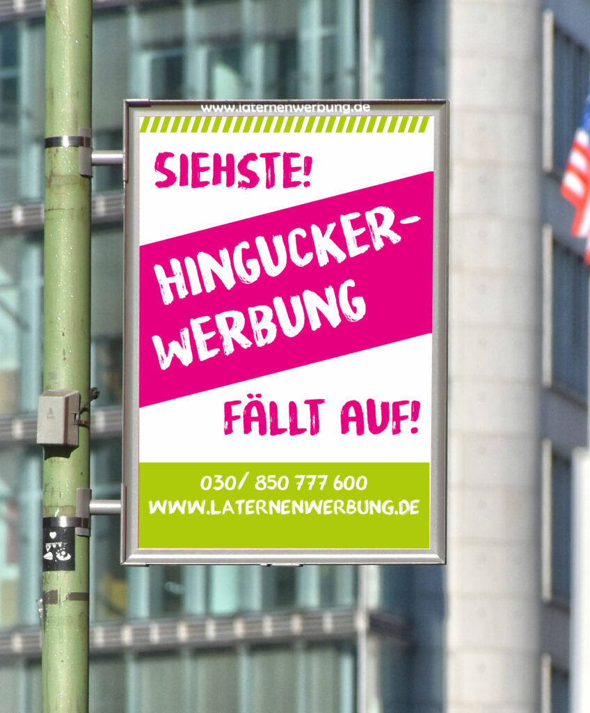 Berlin Hingucker Werbung