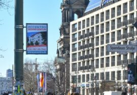 Laternenwerbung 2025 Accentro Laternenwerbung Mastschild